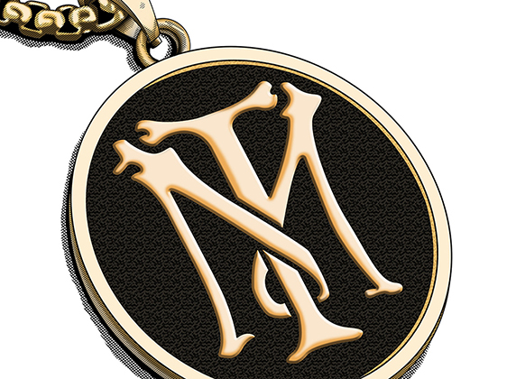Tony Montana Medallion Art